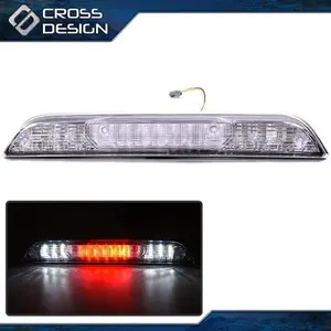 CROSSDESIGN Clear Lens LED 3Rd Brake Cargo Lamp Tail Light Fit For 2015-2019 FORD F-150 F150