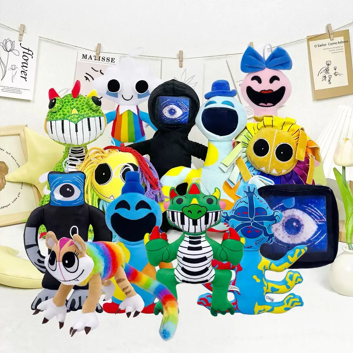 New 30CM Nightmare Critters Plush Toy Nightmare Lamb Anime Fluffty Toy Animals Game Role Doll Christmas Plush Toy Gifts for Kids