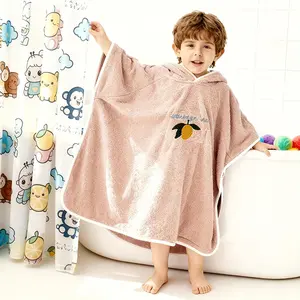 Fast-Drying Cap Towel for Toddlers & Kids, Cute Fruit Design, Ultra-Fine Fabric, Perfect Gift for Newborns & 0-3 Year Olds, Shower Towels