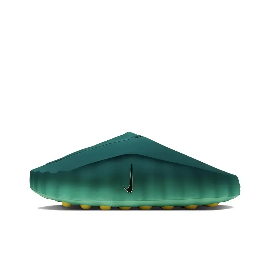 Minimalist Molded Slide Mules Shock Absorbing Thick Base Breathable Mesh Surface