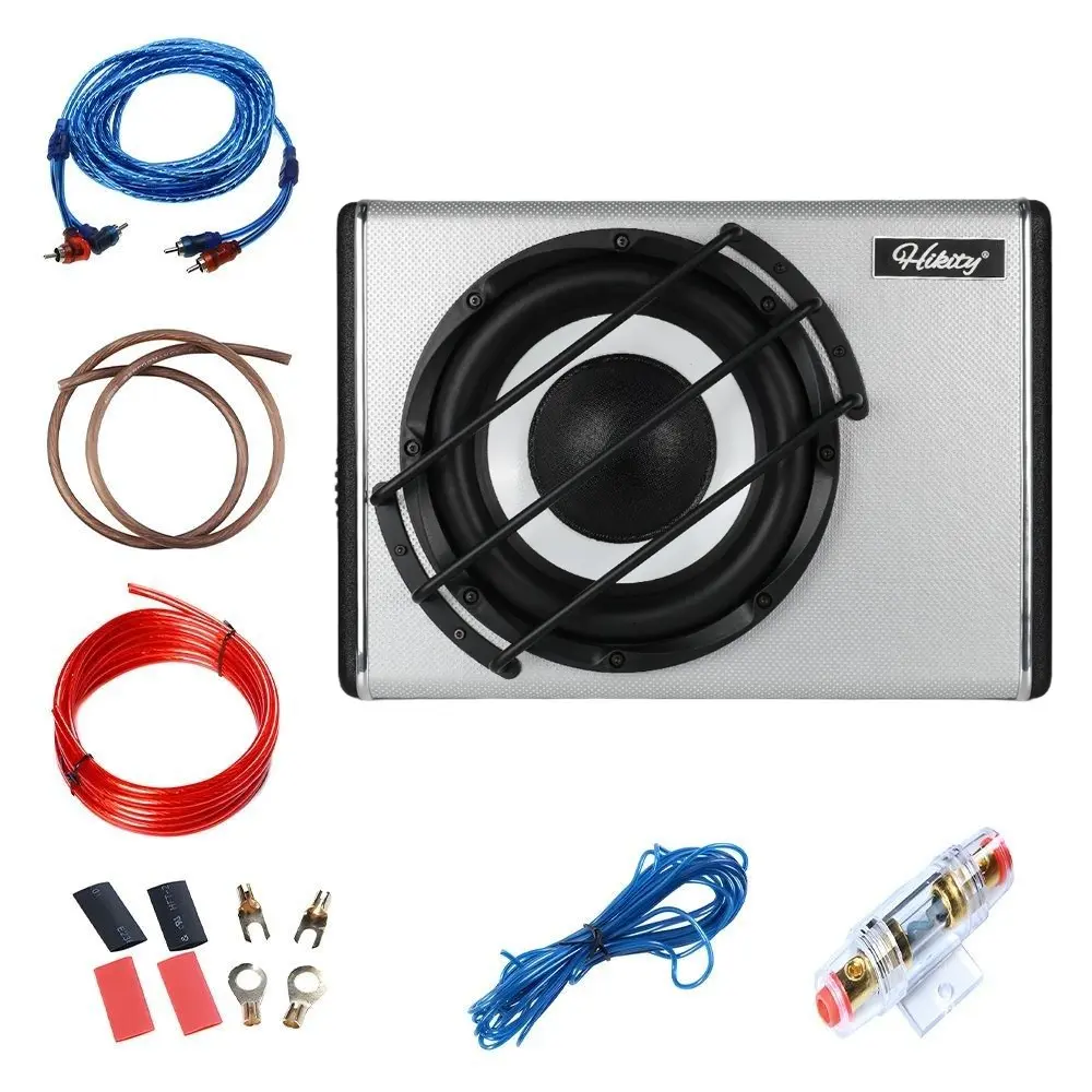 HIKITY 10-in 3800W Powered Car Subwoofer - Adjustable Bass Control, Compact Trunk Speaker for Bass Car Stereos, Deep Low Frequency Woofer, Easy Installation, Ideal Father's Day Gift, 10 Inch Subwoofer