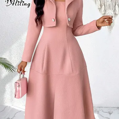 mom baptism dress winter Godmother Christening Suits Godmother Christening Suits Godmother Moms Outfit For Baptism Outfit For Main fabric composition VIP30 Goldie Hawn Kate Hudson Color:Bourbon