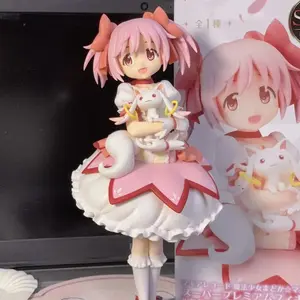 Magical Girl Kaname Madoka New Sweet and Cute Creative Anime Figure Model Chassis Desktop Decoration Ornaments Holiday Gifts