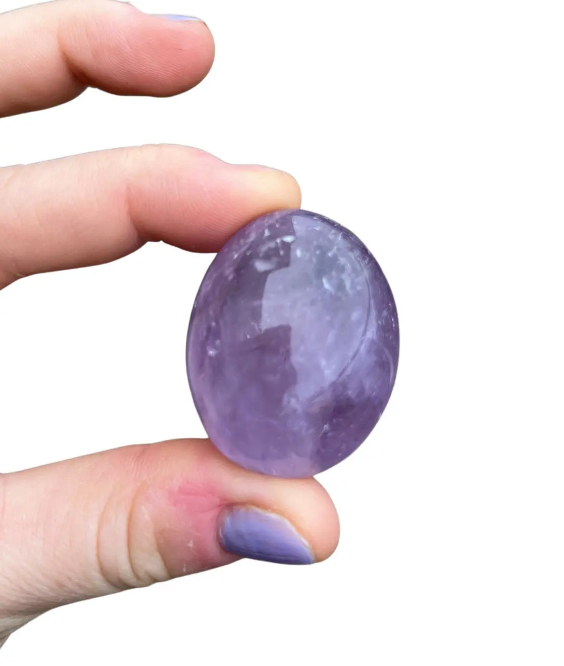 Light Amethyst Crystal Pebble Tumbled Stone