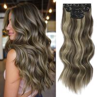 F9/80# Mocha Brown mix Blonde - 4PCS ( 20 Inch )