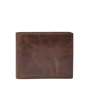 Fossil Men's Derrick Leather Bifold