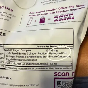 Product Review of Micro Ingredients Multi Collagen Peptides Powder - Hydrolyzed Protein Peptides (Type I,II,III,V,X) with Hyaluronic Acid, Biotin & Vitamin C Unflavored from S**E