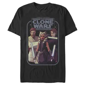 Men's Star Wars: The Clone Wars Clone Wars Jedi Warriors T-Shirt