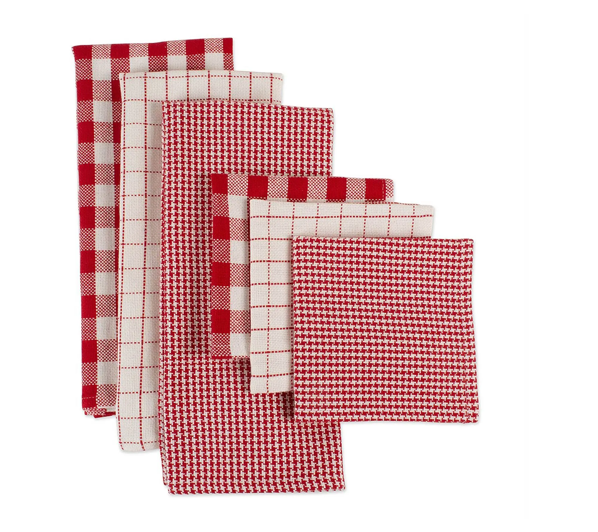 Design Imports Holiday Checks Kitchen Towel& Dish Cloth Set/6 Design Imports Holiday Checks Kitchen Towel& Dish Cloth Set/6