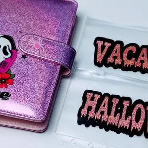 Budget binder with ghostface, 6 custom cash envelopes included