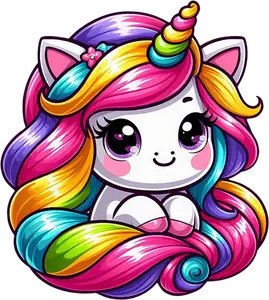 DTF Transfer – Unicorn Multi Sizes (MY-UN001)