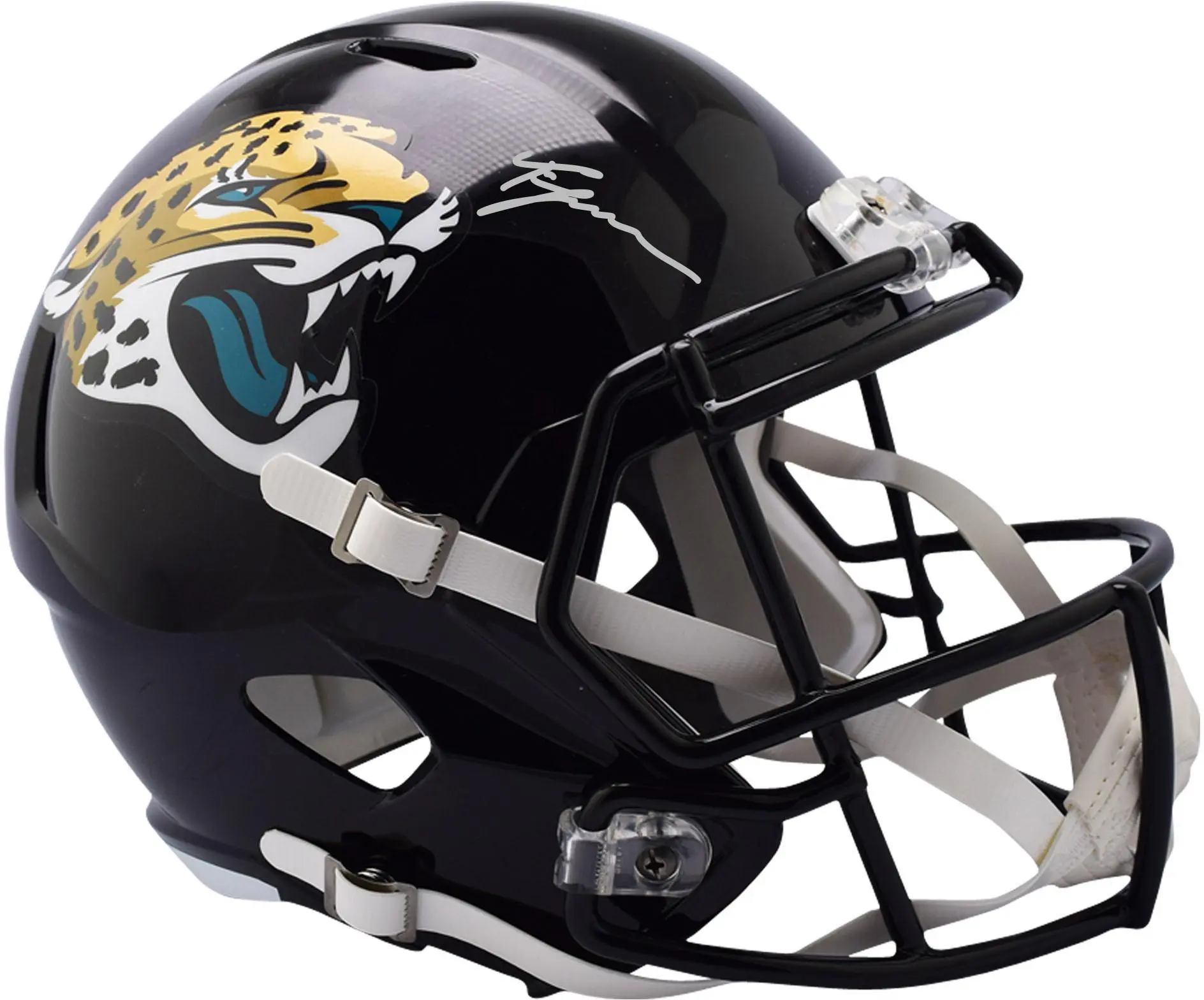 Trevor Lawrence Jacksonville Jaguars Autographed Riddell Speed Replica Helmet - Fanatics Authentic Certified