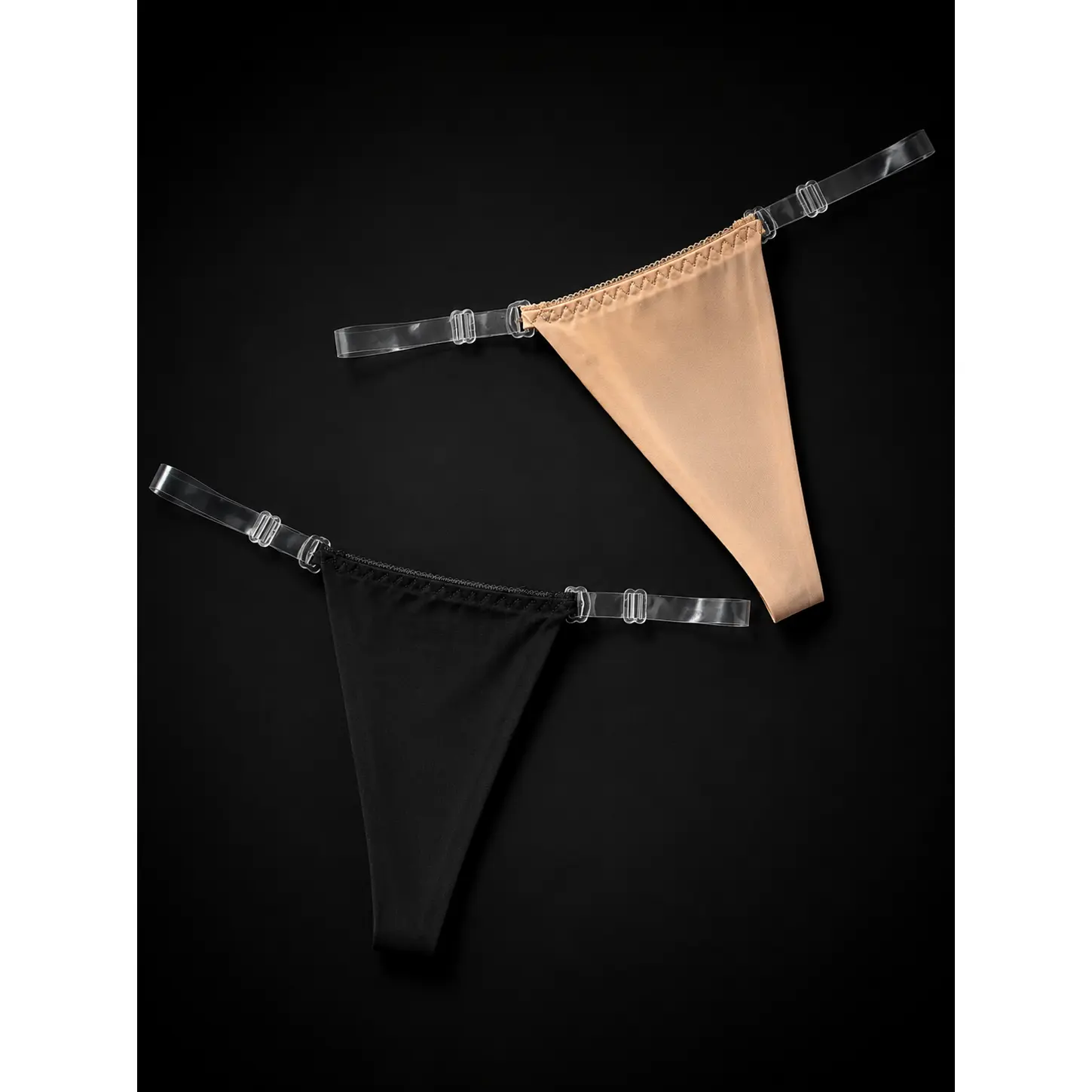 Barely There Fair Complexion Clear Strap Panties