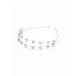 Crystal Iconic Double Row Headband