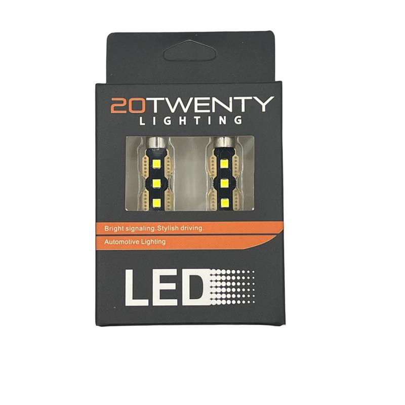 Festoon 44mm 3SMD White