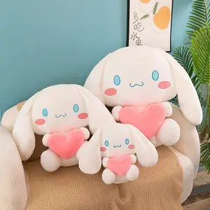 Plush Stuffed Toy Large Pillow Cute Cuddly Cinnamon Dog Sofa Pillow Girl Heart-warming Birthday Gift Kawaii Decoration