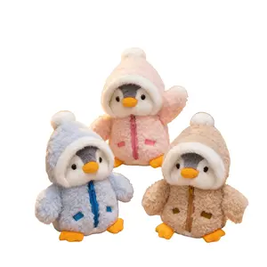 25cm Cartoon Penguin Plush Toy, Multicolor Cute Animal Doll, Soft Skin-Friendly High-Quality Stuffed Figure, Cuddly Stuffed Animal, Perfect Gift for Kids