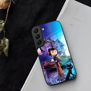 C-CoralineS Phone Case Glass for Samsung Galaxy S26 S25 S23 S24 S21 S22 S20 Ultra Fe Plus A15 A14 Cover