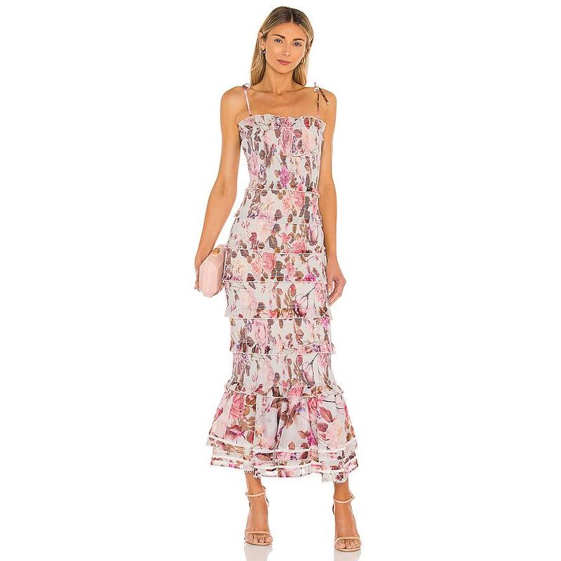 V. Chapman Geranium Dress in Garden Rose