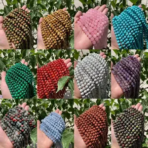 Crystal 8mm Beads Wholesale Natural Healing Crystal Gorgeous Stone Gemstone Jewelry Energy Love Girlfriend Boyfriend Souvenir Valentine Anniversary New Year Christmas Halloween Birthday Gift