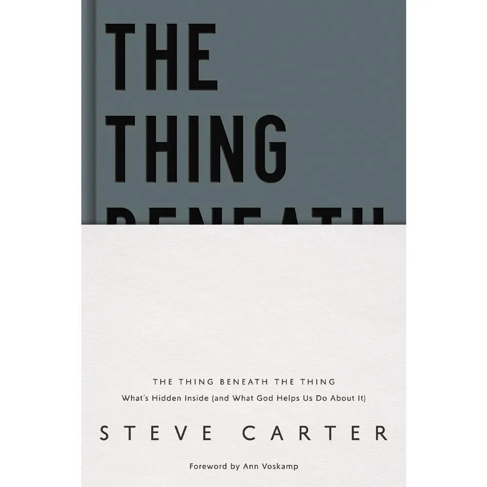 USED-The Thing Beneath the Thing: What's Hidden Inside (and What God Helps Us Do about It) by Carter, Steve (Hardcover)