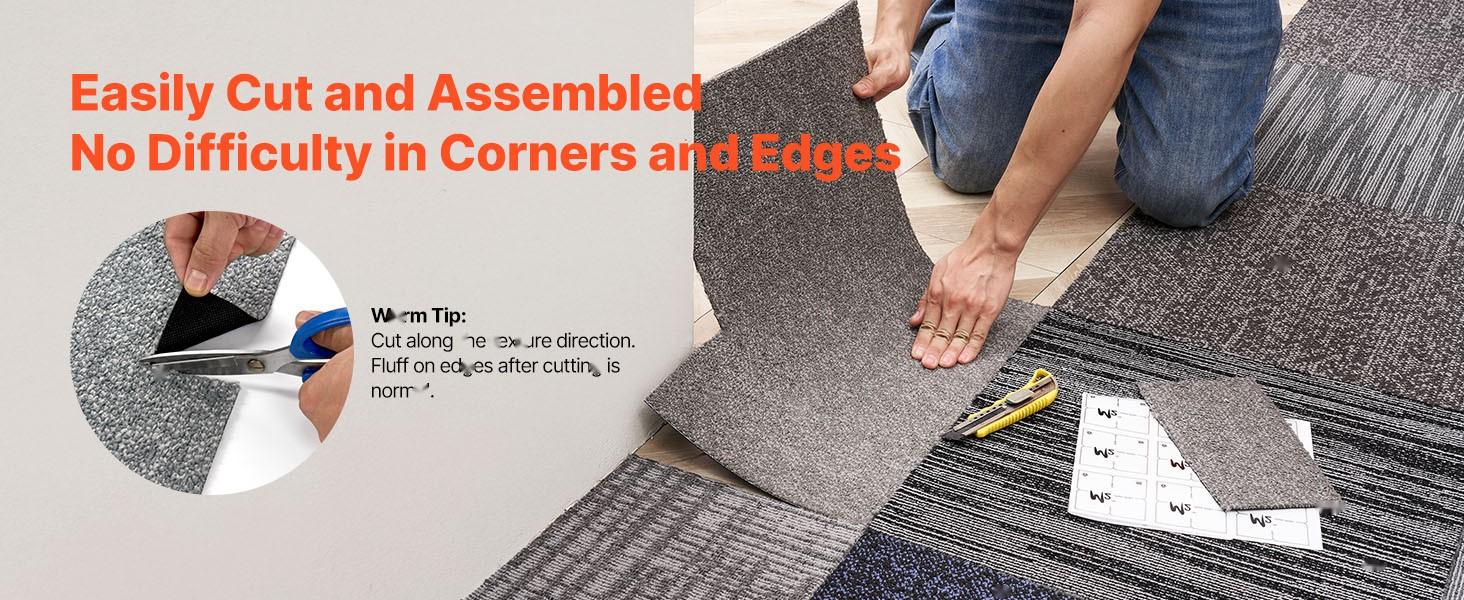 Interlocking Carpet Tiles 20x20 Inch, Reusable 24-Piece Modular Carpet Squares For Seamless Floor Covering, Soft Padded Commercial Grade, 66.6 Sq Ft Coverage, DIY Easy Installation For Living Room, Bedroom, Indoor, Multicolor Interlocking Carpet Tiles 20x20 Inch, Reusable 24-Piece Modular Carpet Squares For Seamless Floor Covering, Soft Padded Commercial Grade, 66.6 Sq Ft Coverage, DIY Easy Installation For Living Room, Bedroom, Indoor, Multicolor