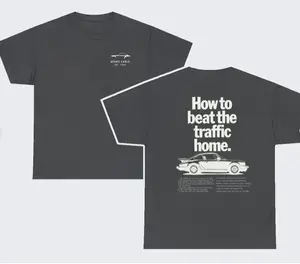 "Motorsport Car Racing Shirt, Vintage Porsche Club Tee, Classic Car Apparel"