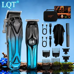 Professional Cordless Hair Clipper & Trimmer Kit – Ultra Quiet, 0.1mm Precision Fade, All-in-One Grooming Set