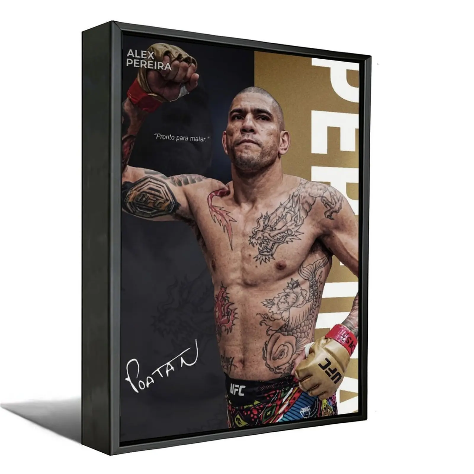 UFC Legends Canvas Poster Set – O'Malley,  Oliveira, Topuria, and More  MMA Fighter Wall Art Prints  Ideal for Gyms & Men's Personal Spaces  Sports Decor for MMA Enthusiasts