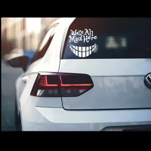 We're All Made Here Vinyl Smile Decal Sticker