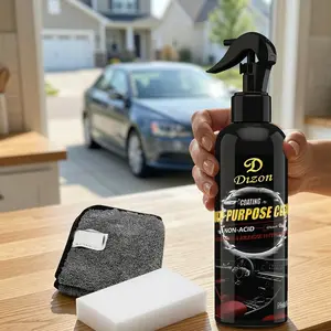 Powerful Multi-Purpose Car and Home Cleaning Spray Kit | Safe for Leather, Aluminum, and Plastics. Won't Scratch Surfaces. Fast and Effective Stain Remover.
