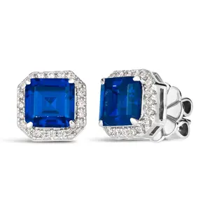 Bollinger Studs in Blue Sapphire