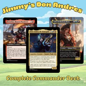 MTG Commander Cards: Jimmy’s Don Andres MTG Proxy 100 Cards – Underworld Power & Sacrifice Theme – Jund Crime Lord Build, MTG Custom Commander Deck | Playtest EDH Set | Gift for TCG Players & Collectors