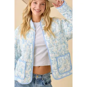 Quilted Floral Jacket