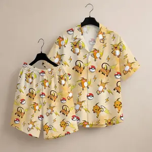 Space Print Aloha Shirt, Tropical Galaxy Shirt, Beach Party Outfit