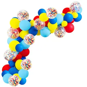 Carnival Circus Balloon Arch Kit for Fiesta Party Decorations and Birthday Celebration Supplies