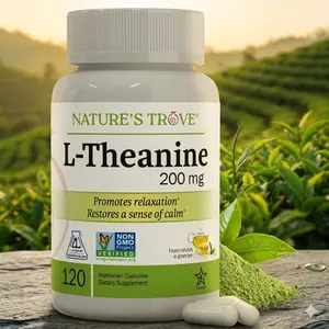 L-Theanine 200mg 120 Vegetarian Capsules