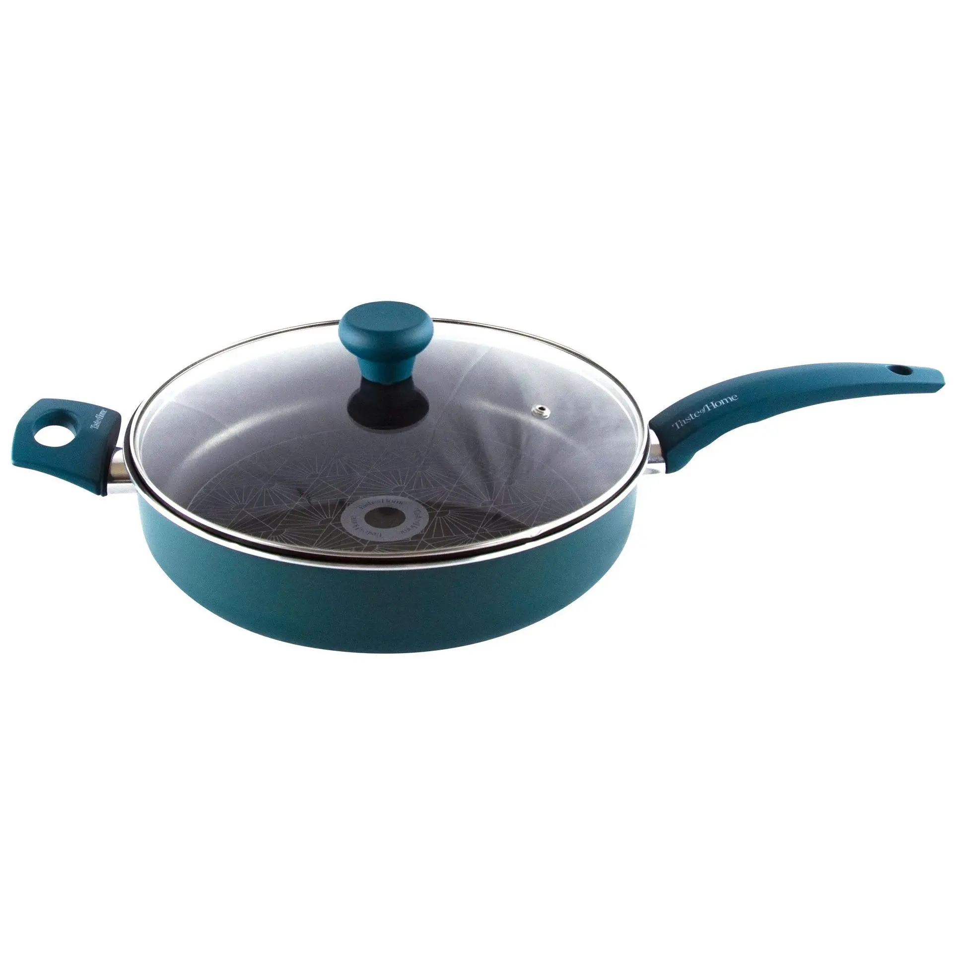 Taste of Home 4-Qt Nonstick Saute Pan with Lid & Helper Handle