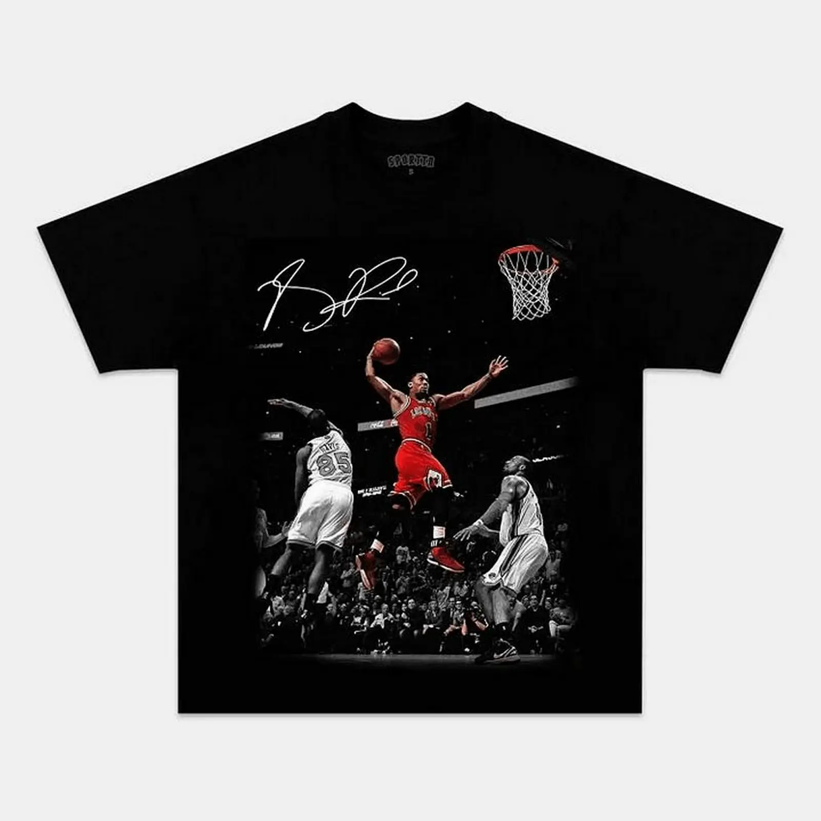 DERRICK ROSE 6 0 TEE VINTAGE TEE SPORT GRAPHIC MENS TSHIRT SWEATSHIRT HOODIE GIFT FOR FAN Soft Breathable Cotton Unisex Cotton T-Shirt