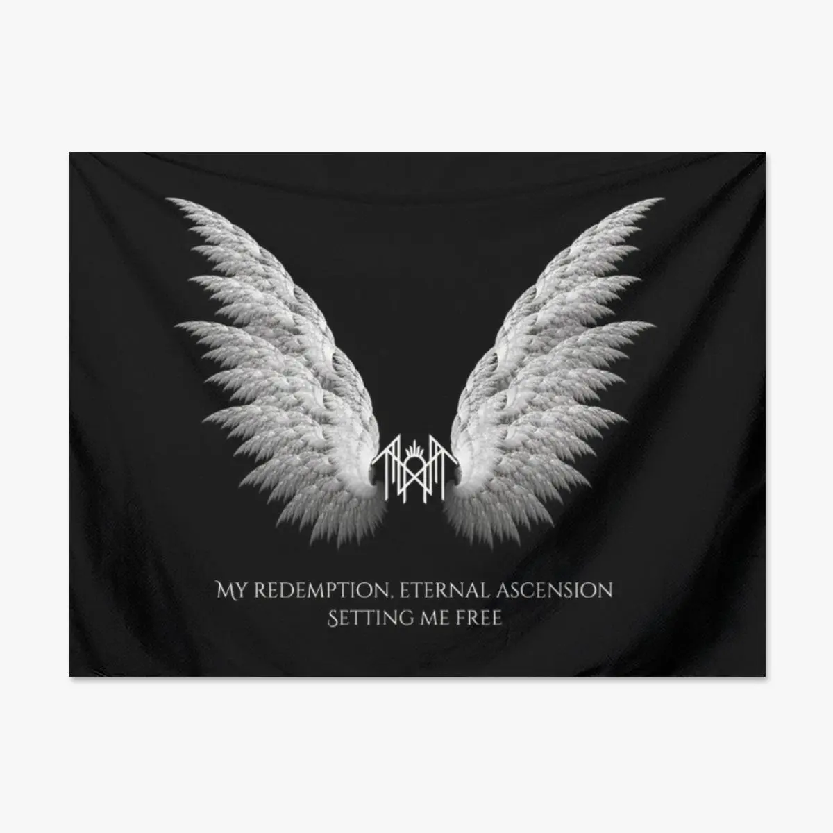 Sleep Token Take Me Back to Eden Decorative Print Tapestry - 30x40in Lightweight Music-Themed Wall Decor, Indoor/Outdoor Home Art for Living Room, Beach Throw, Gentle Wash Hanging Flag Banner