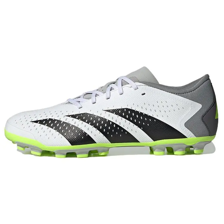 Adidas Predator Accuracy.3 Boots White Black Solar Green' Versatile Comfort Unisex IG5168