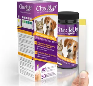 CheckUp Glucose Urine Testing Strips for Cats and Dogs