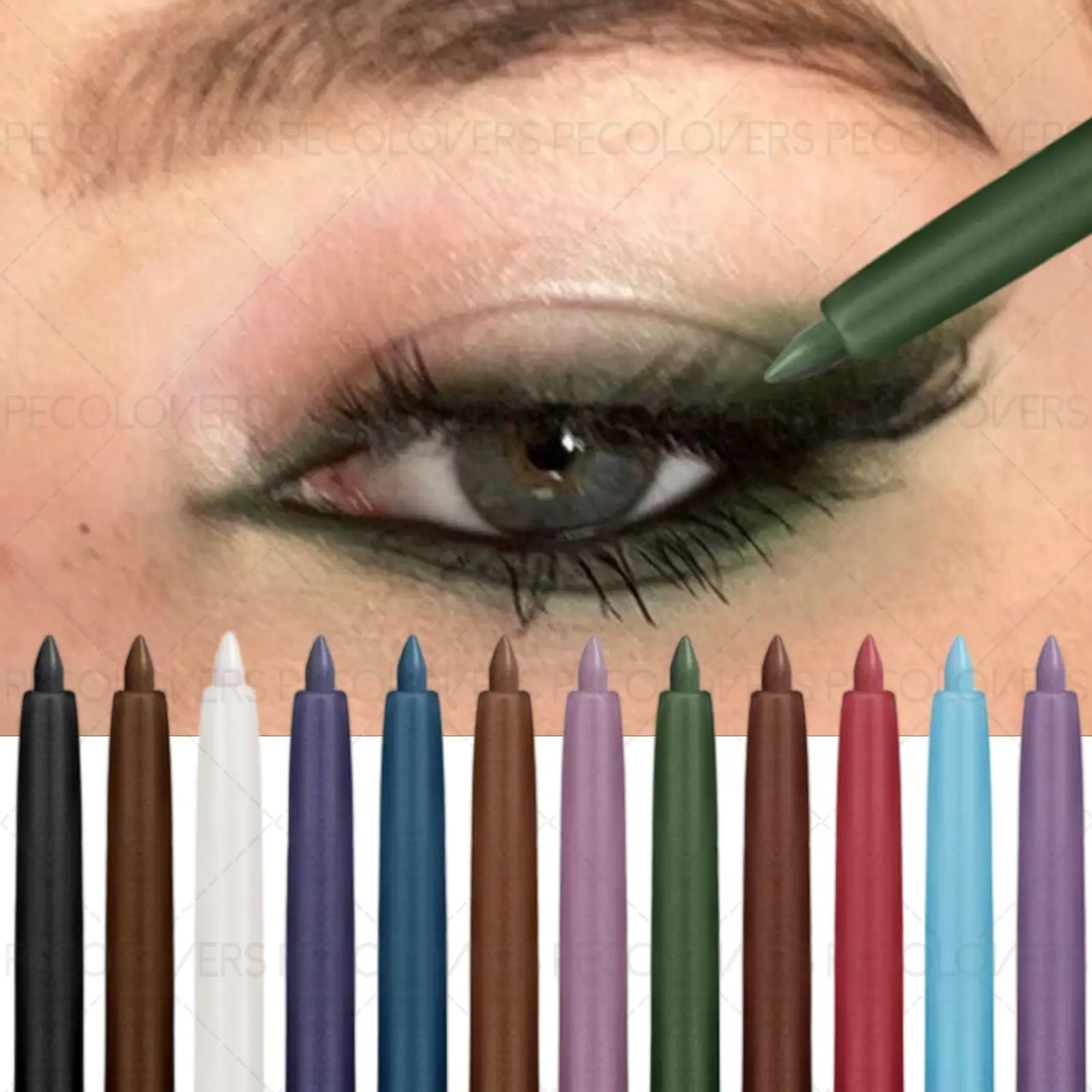 1PC Smooth, Smudge-proof Wing Eyeliner - Matte Finish, Perfect for Beginners, Precise Eye Makeup Application, Colorful, for Stunning Halloween and Christmas Eye Makeup, Eye Makeup Products