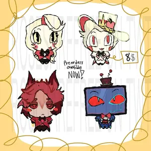 Hazbin Hotel 1’5in Phone Charms ( PREORDERS )