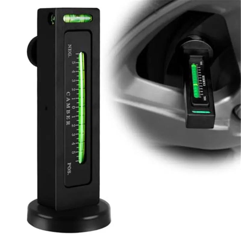 Camber Alignment Tool - High Precision Magnetic Wheel Gauge, Aluminum Alloy for Cars, Trucks, SUVs - Professional Caster Camber Gauge