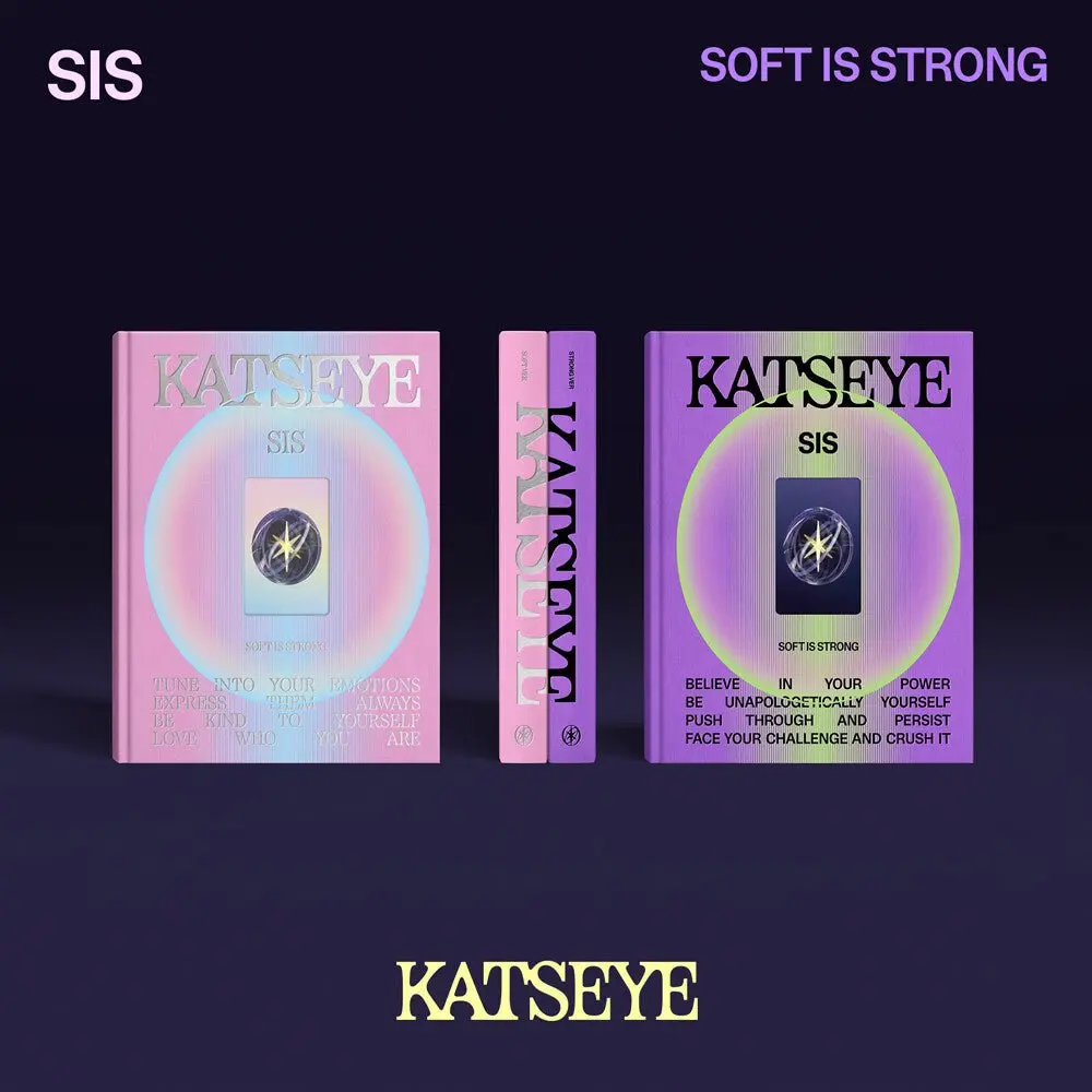 KATSEYE – SIS (Soft Is Strong) [1st EP Album] Soft / Strong Ver. Official K-Pop CD + Photobook + Photocards + Lenticular Card + Postcards Set