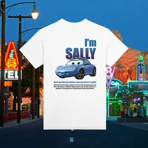 Cars Matching Shirt, L. Mcqueen and Sally Couple T-shirt, Kachow L. Mcqueen, Im Lightning Sally Cars T-Shirt, Lightning Movie, 2024 T-Shirt, Gift for Her, Gift for Him