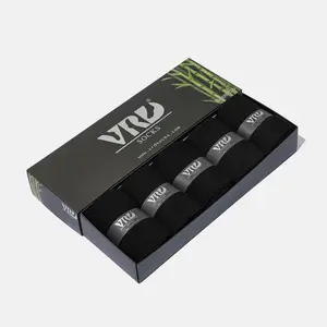 VRD Luxury Bamboo Dress Socks for Men (5-Pack) | Seamless Toe & Breathable Comfort | Fits Size 8-13 | Premium Gift Box | Fast 2-Day Shipping