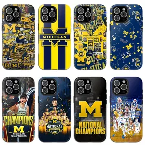 Michigan Champion 2026 Phone Case: Final Tour Gridiron Victory Graphic Aesthetic Cover Compatible with iPhone X, 11, 12, 13, 14, 15, 16, 17 & Samsung