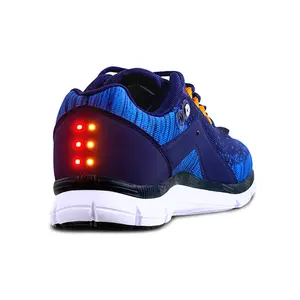 Men's Night Runner Shoes with Headlights and Rear Safety Lights by High Beam lavins shoes